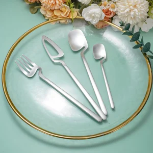 silver cool cutlery