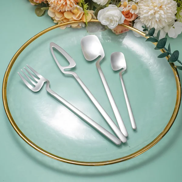 silver cool cutlery