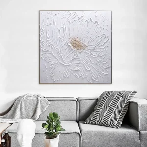 Radiant Flowers 3D Printed Wall Art