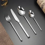 sliver polished cutlery