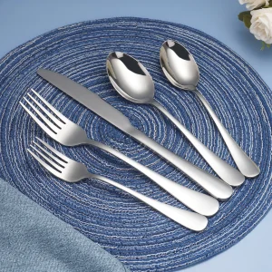 silver smooth cutlery set