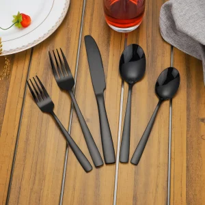 black cutlery