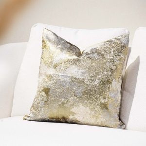 Gold Sparkles Cushion Cover