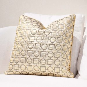 Golden Circle Square Sofa Pillow