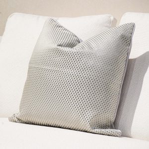 Elegant Square Off White Cushion Cover