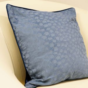 Blue Leaf Imprinted Pillow for sofa