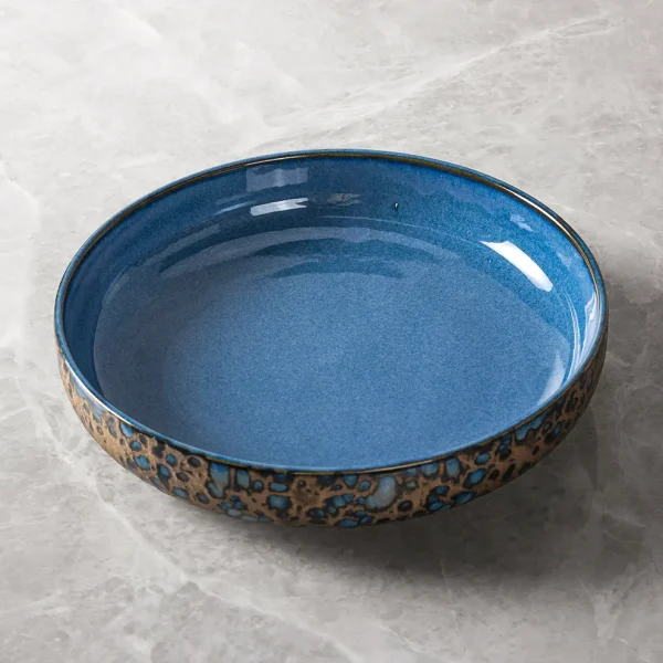 blue deep plate