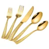 Gold cutlery