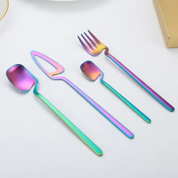 rainbow cutlery