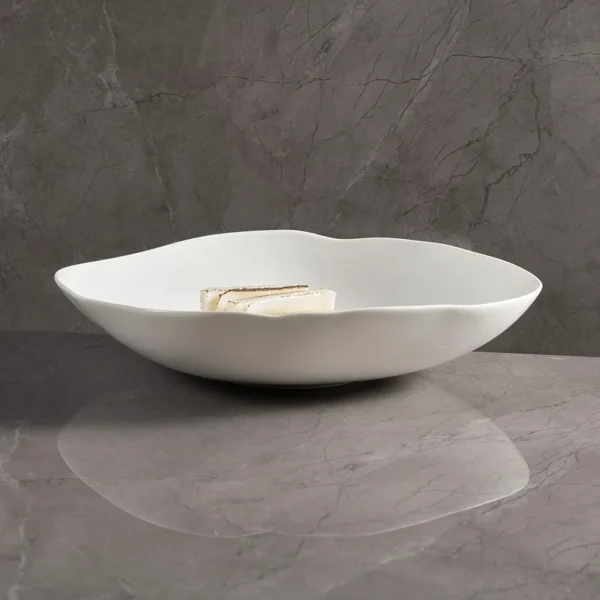 Big white bowl ceramic