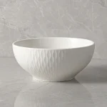 White ceramic bowl