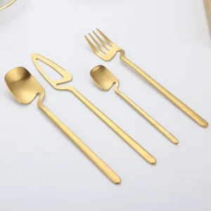 gold cutlery