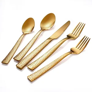 Gold cutlery