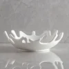 Splash white dish