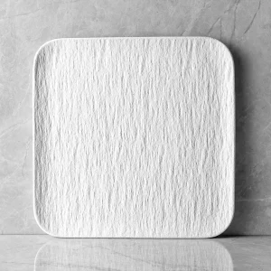 white big Square plate