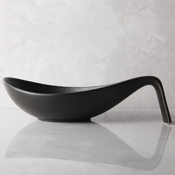 unique black bowl