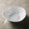 white glossy bowl