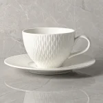 white cup set